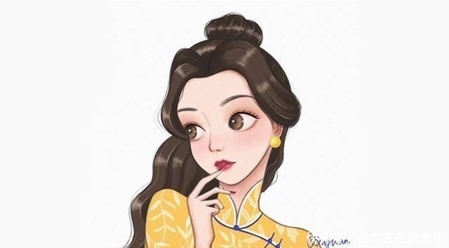  艾莎@迪士尼公主穿上旗袍，艾莎公主气质超帅，但我觉得最美的还是木兰