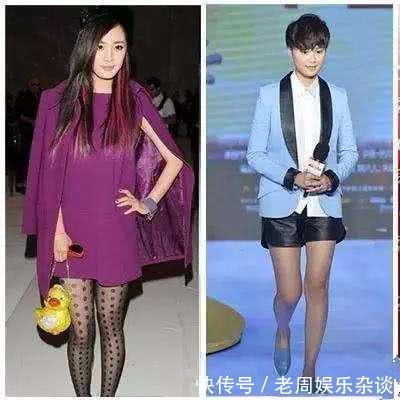 明星穿丝袜：杨幂土气，王菲穿出新风格，最惊艳的还是腿粗的她
