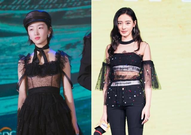 张天爱胆真大！上身仅穿一件裹胸就敢上台，网友：这身材绝了！