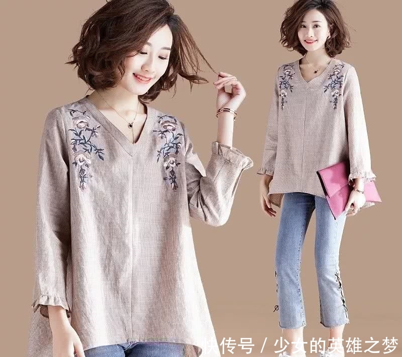  「XL」老婆130斤，但贼会打扮！开春就穿这5XL大码装，瘦美到开挂