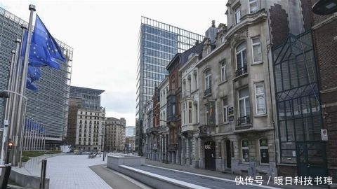  『欧洲地区已经被世界』空荡的布鲁塞尔欧盟区