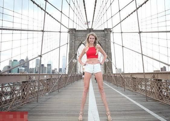 20岁少女腿长1.3米走红,从来不穿裙子,只因担心裙底走光!