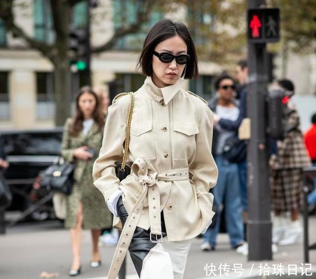  #宽松的版型#今年春天不要错过杏色穿搭，可盐可甜，百搭且不挑人