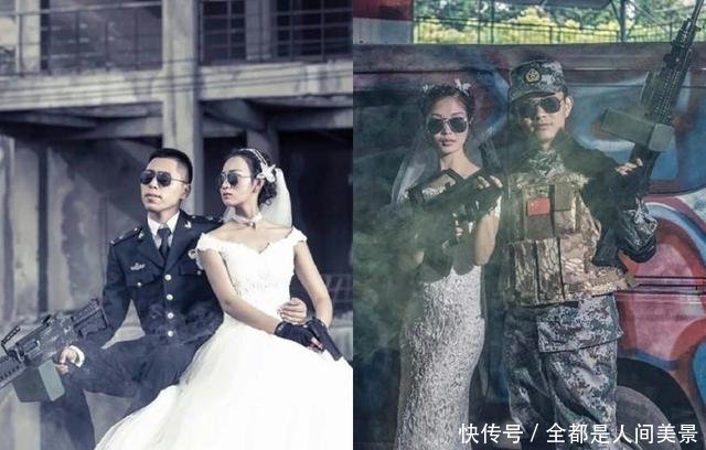 时尚范｜时尚新娘张馨予大婚，才发现原来军婚照这么美！