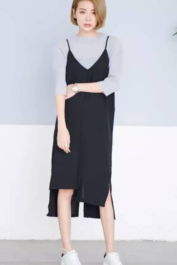 开衩裙走光是假的，撩人是真的！