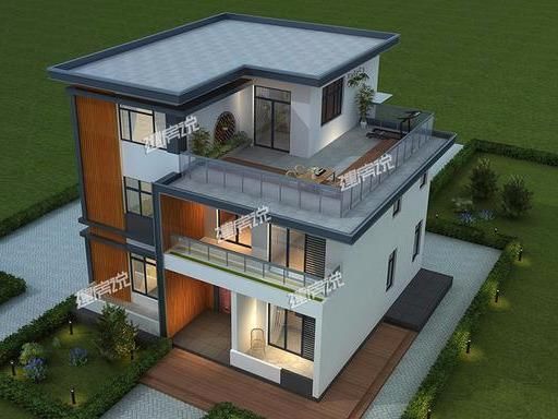 农村最具设计感独栋别墅，建一栋全村最拉风，图纸收藏错不了