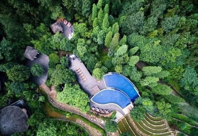 中国超美的民宿院子