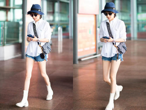 王子文逆袭了,穿包臀裙也能如此妩媚动人,身材比例堪比模特