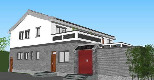 下沉庭院+露台，四川农村60万新中式宅院拥全村最佳老人房，舒服