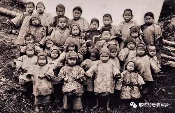 荒凉的晚清农村老照片