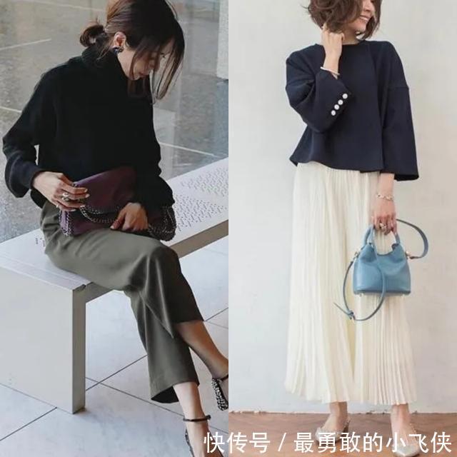 『气质』职场里的气质女生,借鉴日本时尚博主的穿搭经,穿出高级感