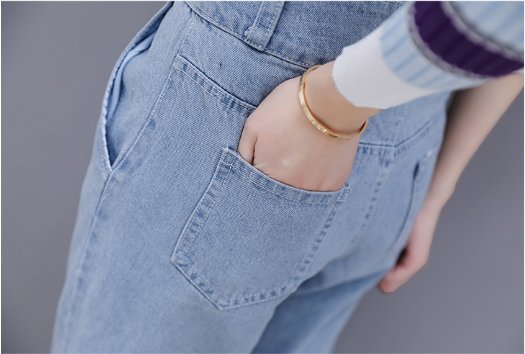 穿裙子不一定好看，但上街学她们穿牛仔裤，那叫一个优雅高挑