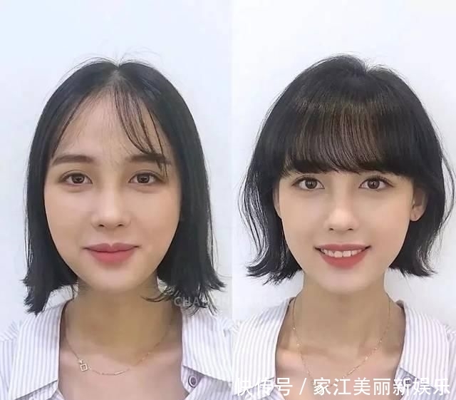 #妹子可以#春日短发怎么选?你的脸型决定!