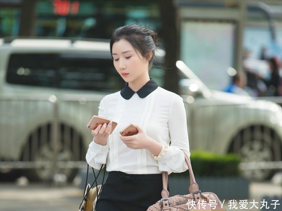 「设计」白加黑,简单不失魅力的职业装