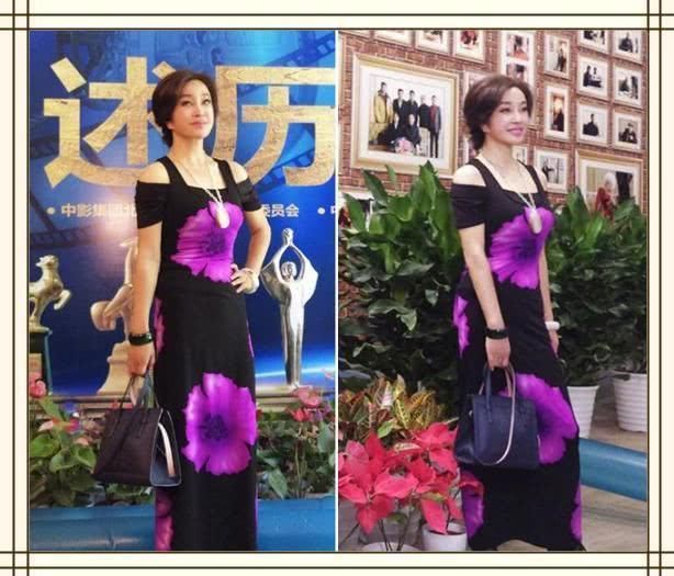刘晓庆不过穿了件印花裙,就62岁嫩成32了,冻龄的秘密不只在脸上
