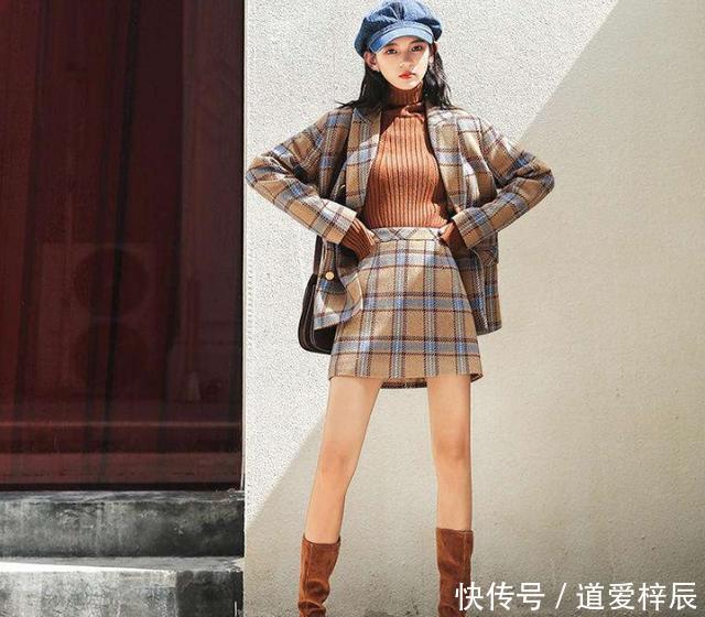 格子西装:2020年开春“西服”大火!搭什么单品都好看,几乎每个女生都适合