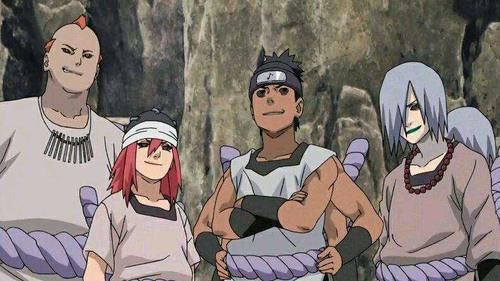 火影忍者,卡卡西单挑音忍四人组有难度吗?