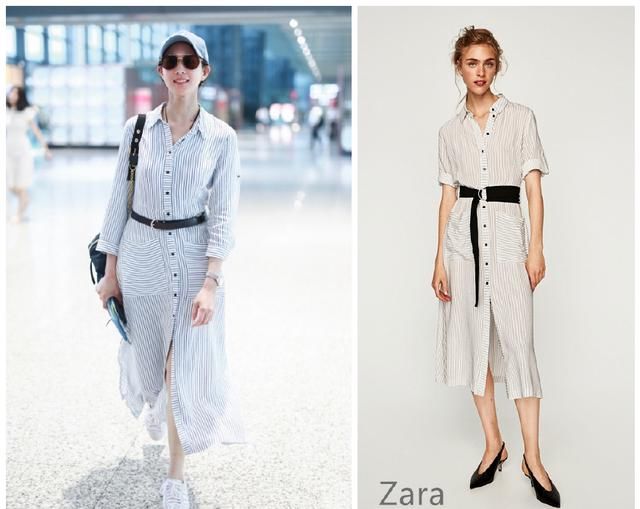 张钧甯不止会穿更会搭，一根腰带就能凹出大长腿，网友：不得不服