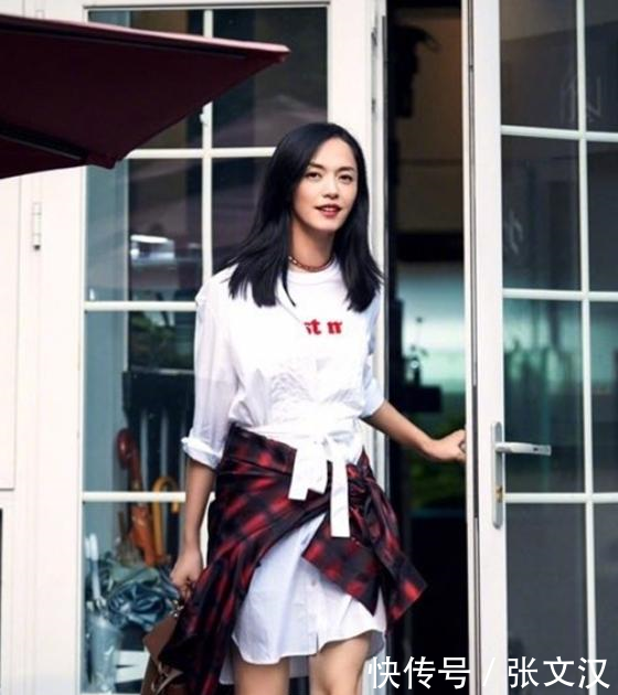 姚晨越来越有范了!穿衬衣玩时尚,网友这腿太撩人了!