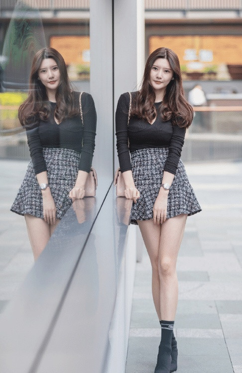  好感■时尚又不做作的美女, 这种打扮, 真让人有好感