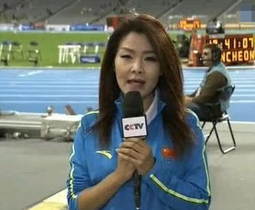 因刘翔火起来的女央视记者,运动场上两个字让