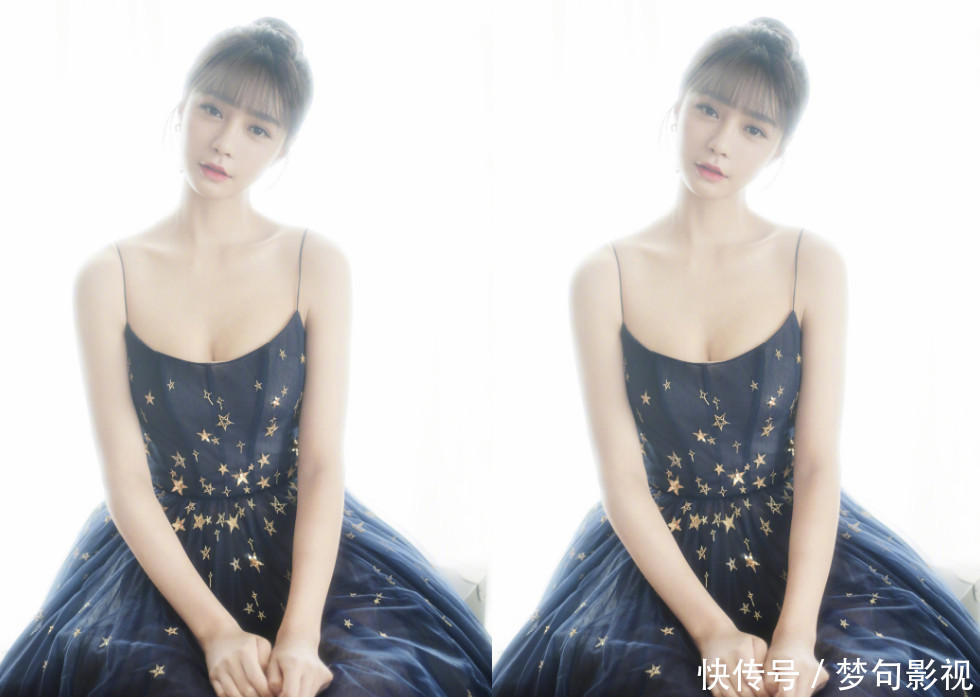 沈梦辰近照曝光,穿低胸裙大秀傲人曲线,网友:撞脸迪丽热巴?