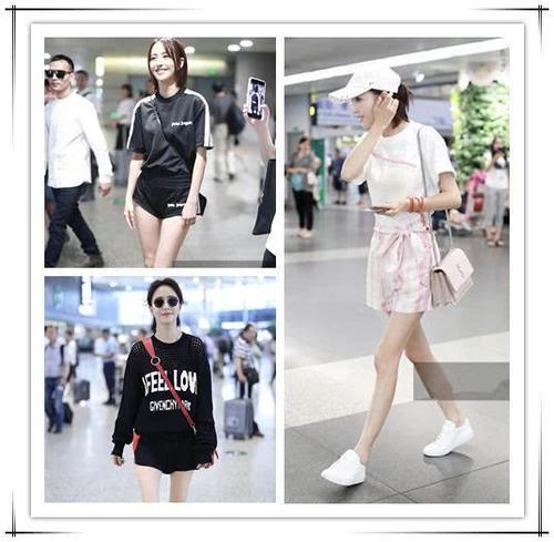 佟丽娅又把睡裤当短裤穿！可这次却意外嫩出新高度，网友：美炸了