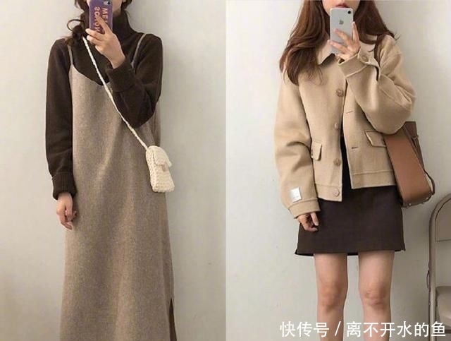  冬季@百看不厌的大地色!高级感冬季穿搭,上班族通勤气质女神必备