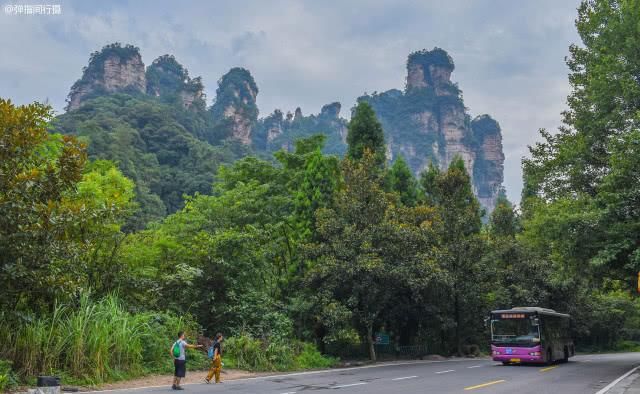 湖南张家界十里画廊，奇峰异石美如图画，是当地最会讲故事的景区