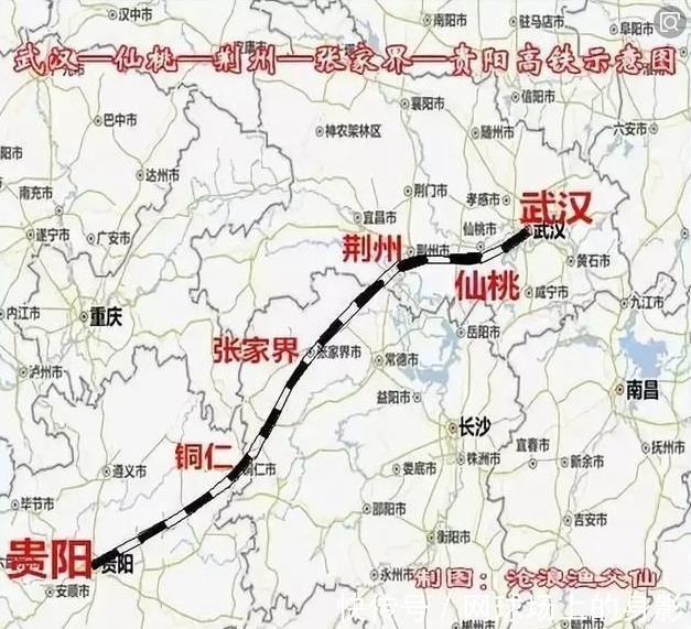 武汉喜迎新高铁，共途经9个地市，对仙桃具有重要意义