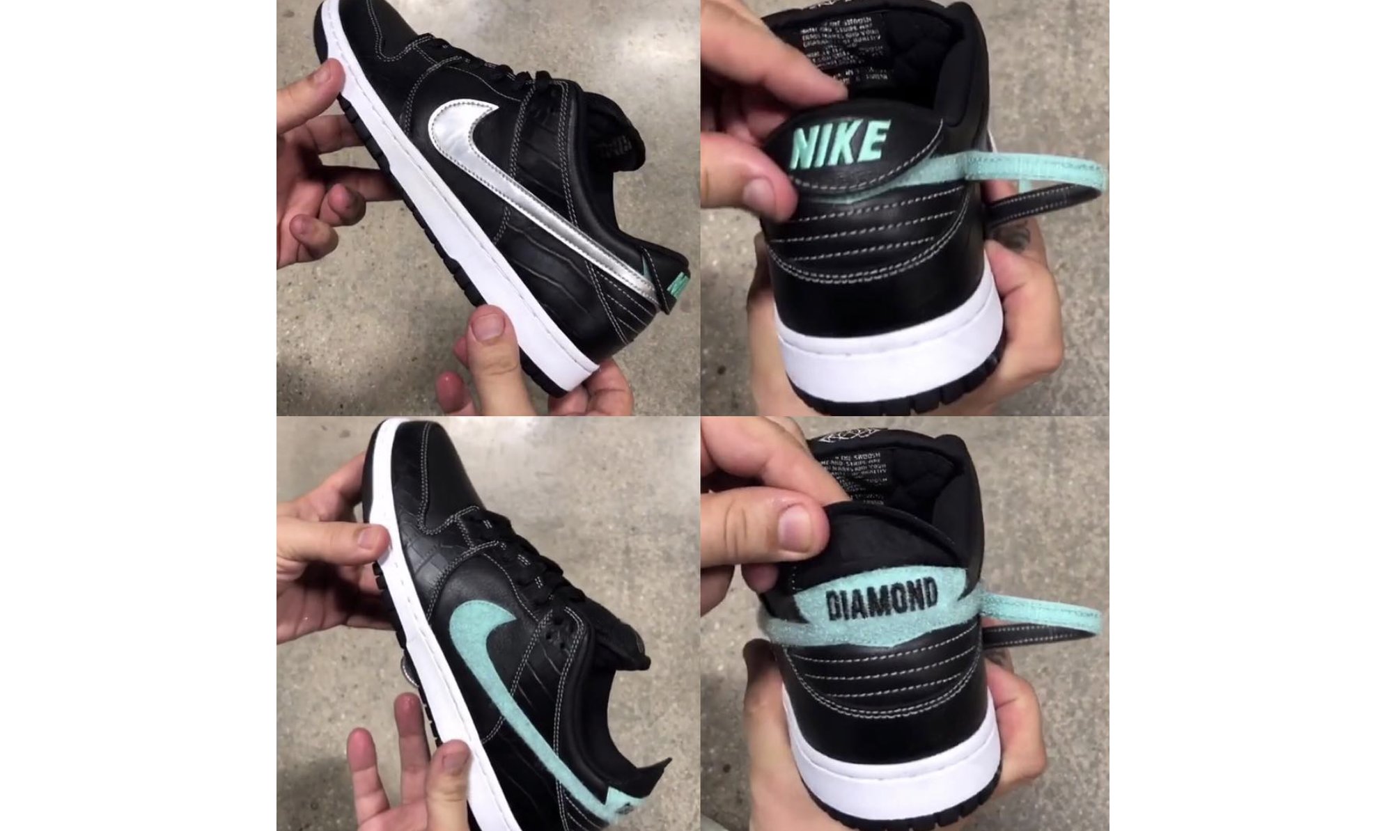 Diamond Supply Co. x Nike SB 全新联名鞋款细节曝光