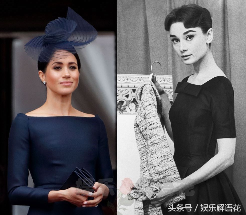 10张图揭示梅根模仿奥黛丽赫本的时尚风格 网友:梅根，加油!