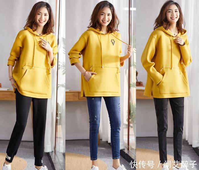  #直筒型#腰粗就要穿“直筒型或A型卫衣”，轻松展现完美身材！