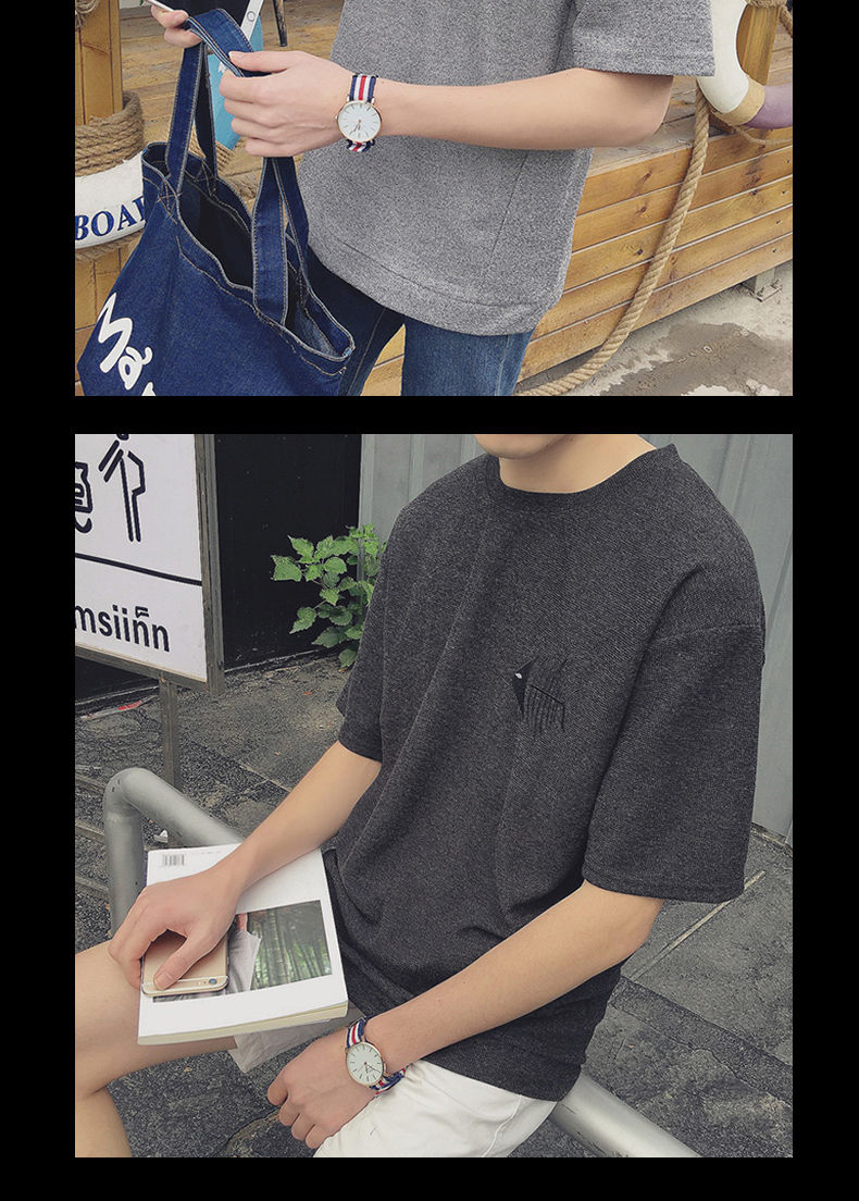 日系文艺范中袖T恤:弹力顺滑，冰感速干
