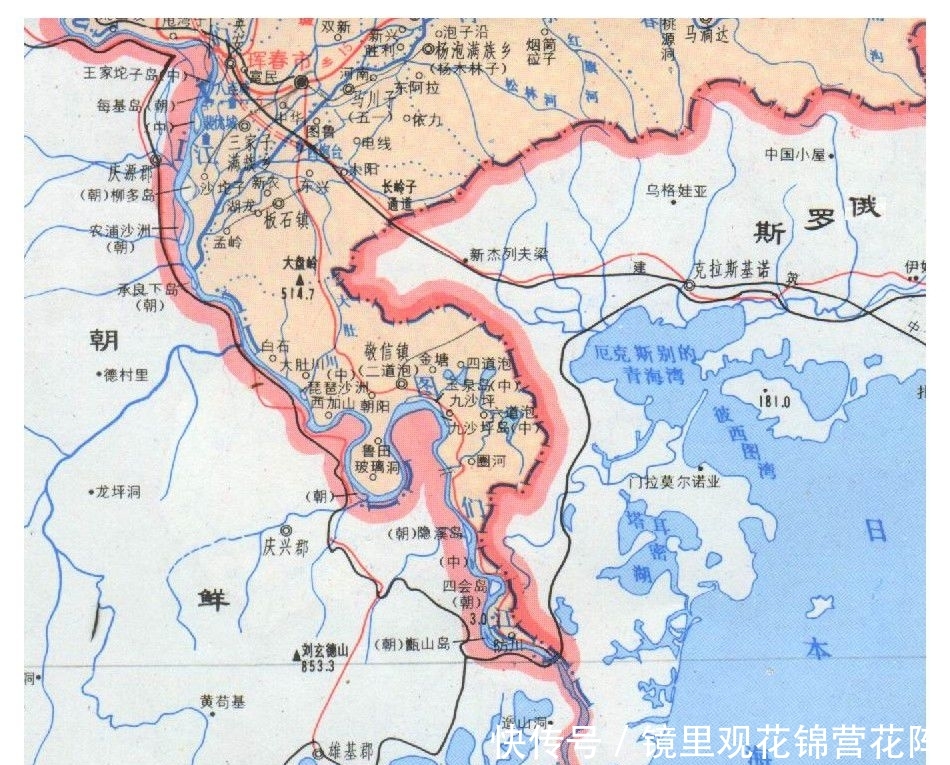  「三国」中国最窄的领土，宽仅有8米，几步就能横跨中俄朝三国
