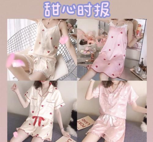  「春夏」私藏好看到爆灯的18款“春夏睡衣”，穿上它，做梦都是少女心！