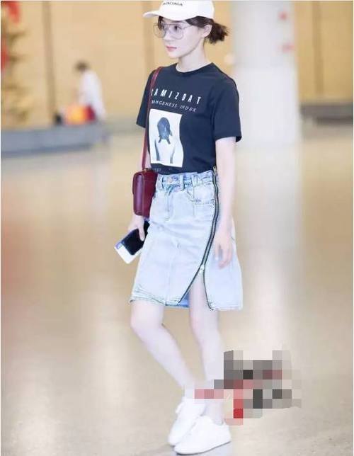 袁姗姗筷子腿没了？选错裙子你不胖谁胖！