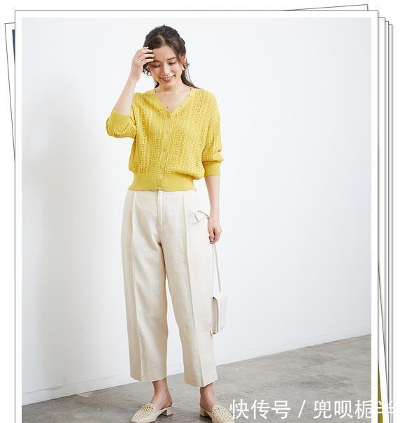 『感觉』开衫的春季日系穿搭,能防晒能保暖,既百搭又好看