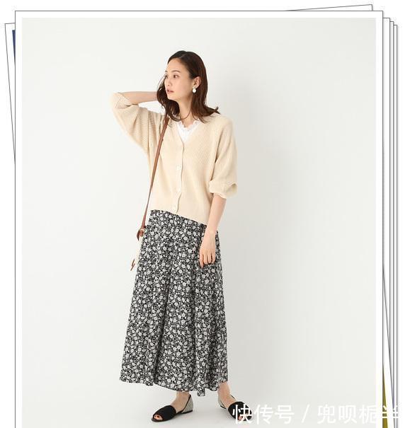 『感觉』开衫的春季日系穿搭,能防晒能保暖,既百搭又好看