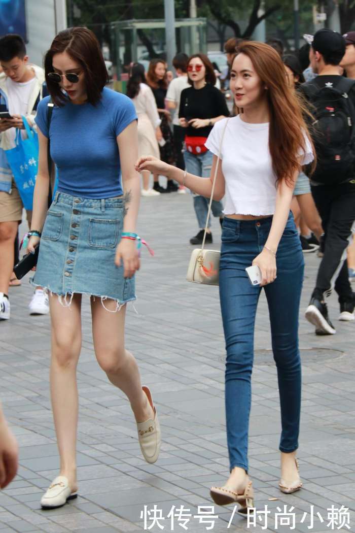 街拍: 有个漂亮的闺蜜, 是种什么体验