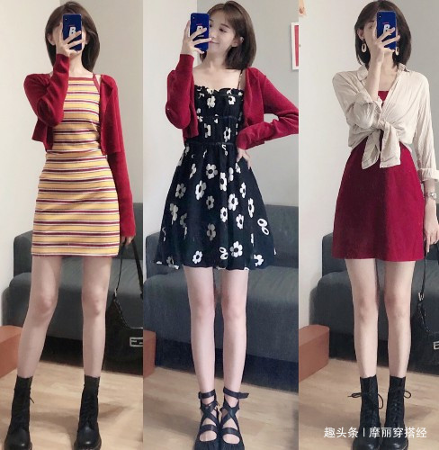  #时髦#春季想要时髦+温柔，裙子必不可少，你喜欢的它都有