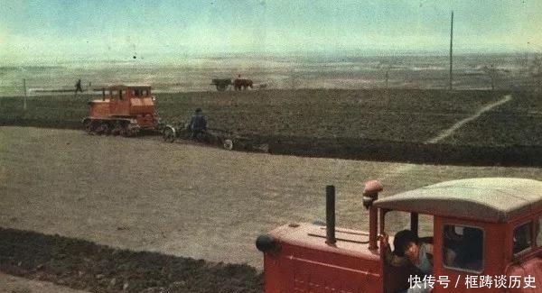  【彩色】记录上世纪五十年代人民公社的珍贵彩色老照片，难得一