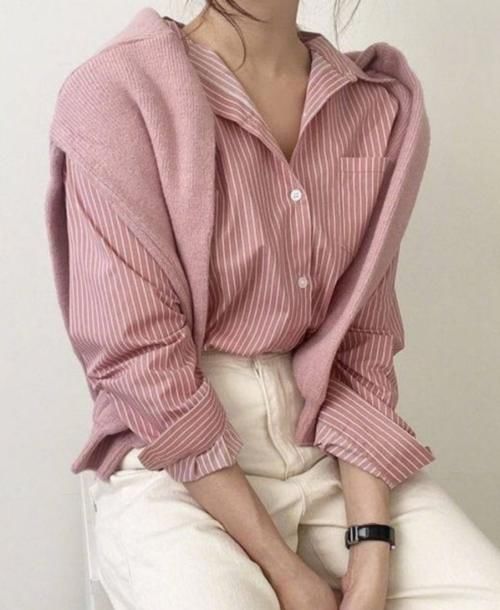 「衬衫的款式」论高级感是怎么练成的?学学精致女孩这样穿,时髦个性又迷人