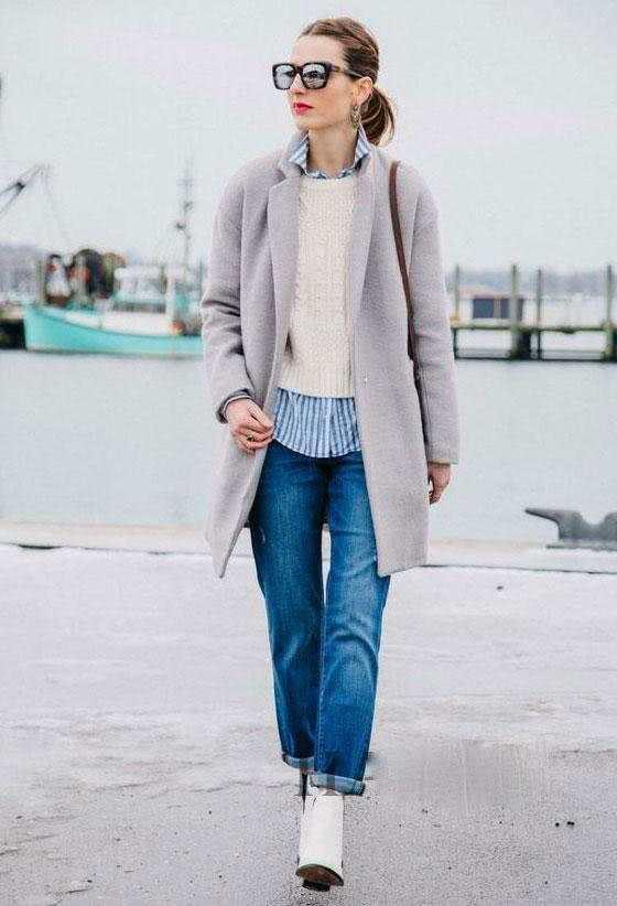 紧身裤穿出妹子的温婉女人味，更显性感美腿迷人的身姿