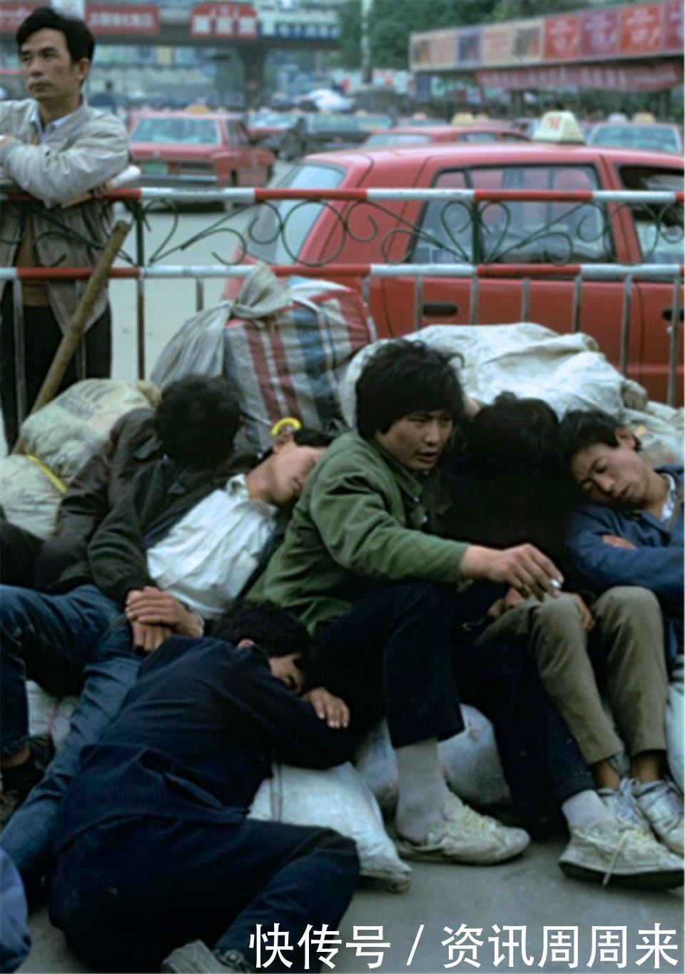  照片@老照片九十年代轰轰烈烈的南下打工潮开放前沿的广州深圳