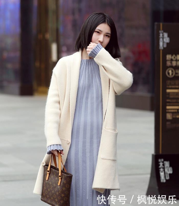  「秀气」街拍小姐姐的汉服比较秀气，有种小家碧玉的感觉