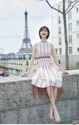 张俪这身材太恨人了！穿大粗裤子却不臃肿，网友：时髦到飞起！