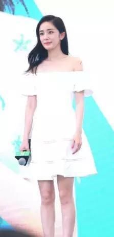 穿上一字肩,谁是你的女星呢?刘诗诗高圆圆气质,赵丽颖倪妮甜美