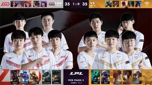  击败：LOL-LPL：小花生猪妹灵性反蹲打穿下路，LGD 2:0击败V5