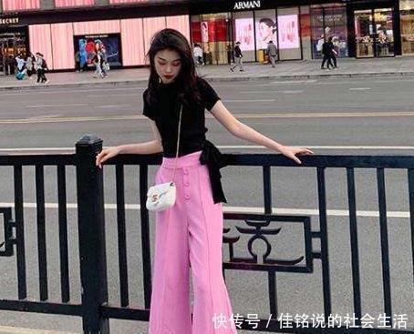  营造腰线■阔腿裤搭配什么上衣好看阔腿裤为什么不过时看这些搭配就懂了